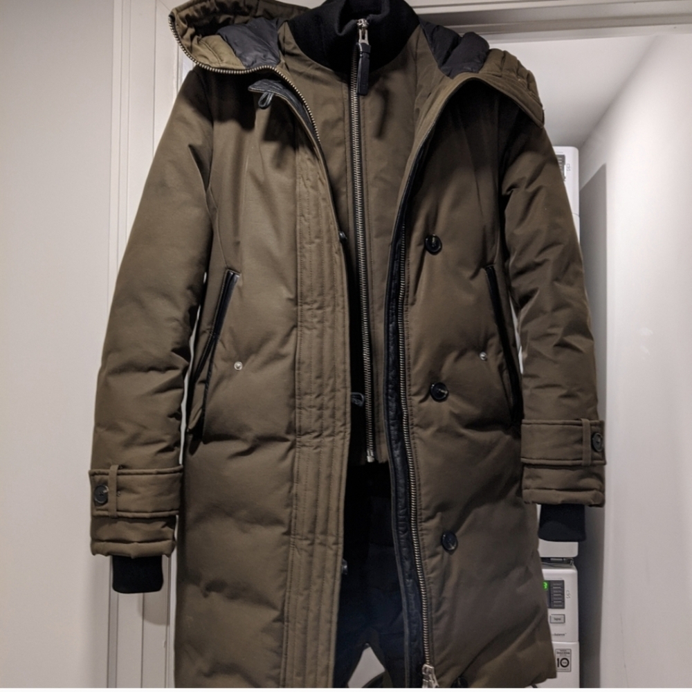 Mackage Olive Green Hooded Coat